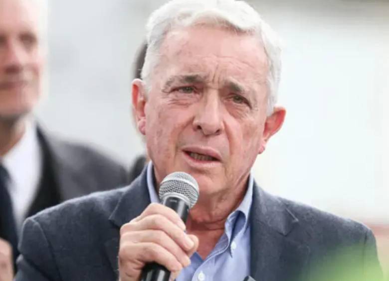 El expresidente y exsenador Álvaro Uribe Vélez. FOTO: Colprensa