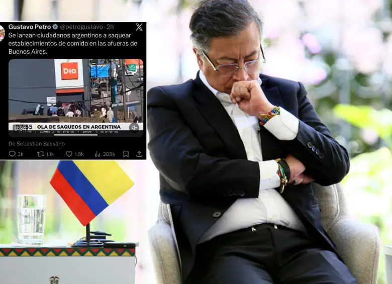El video se trataría de unos saqueos en Buenos Aires, Argentina durante la gestión de Alberto Fernández en 2023. 
