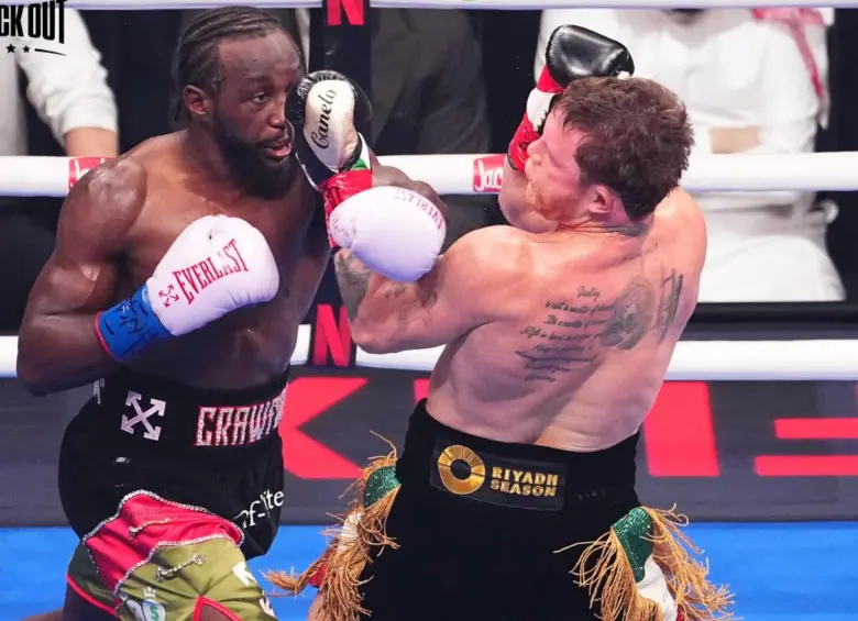 La pelea entre Terence Crawford y Saúl Canelo Álvarez ha sido una de las mejores del 2025 por su espectáculo, según expertos. FOTO: ESPN