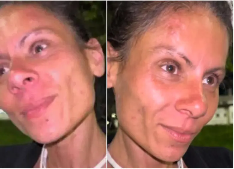 La mujer, quien aseguró que fue modelo de la reconocida marca Stock Models, se volvió viral y desde eso, comenzó a recibir ayuda para poder reinsertarse a la sociedad. FOTO: Redes sociales @ingridkarina_1 