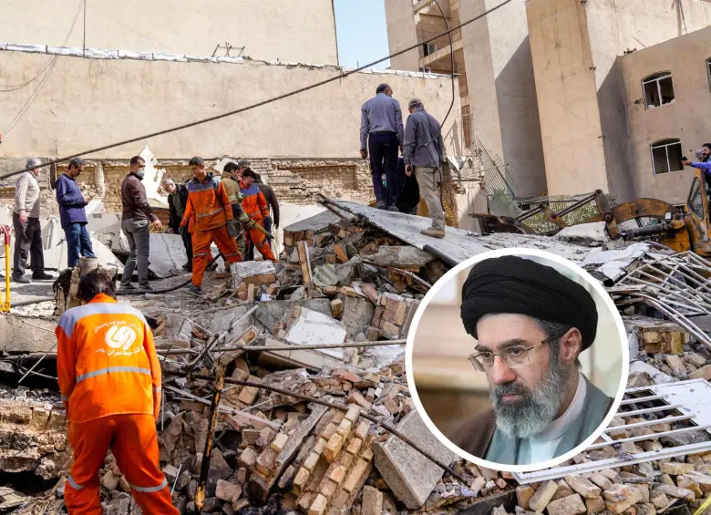 Algunos de los destrozos en Irán tras los bombardeos de EE. UU. e Israel. FOTO: AFP