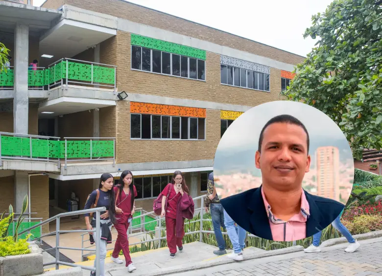 Leonardo García fue reelegido como rector del Tecnológico de Antioquia. FOTO: EL COLOMBIANO Y CORTESÍA