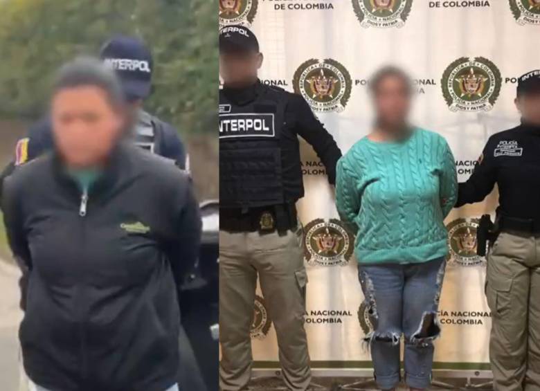 Colombiana solicitada por Interpol en Suecia fue capturada en Medellín por presunta extorsión. Foto: redes sociales @DIJINPolicia