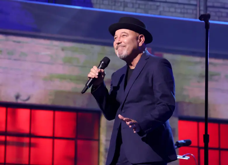 Rubén Blades, de 78 años, se refirió a su última gira de conciertos antes de radicarse en su país natal. Foto: John Parra/Getty Images