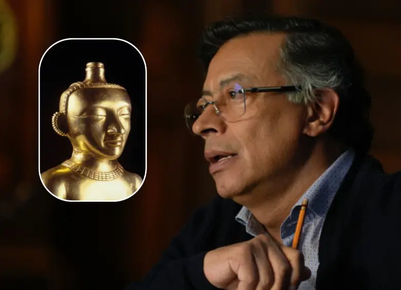 El presidente Gustavo Petro le propuso al Banco de la República que sea el único comprador de oro en el país. FOTOS: Colprensa 