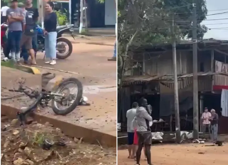 Explosión en Calamar, Guaviare. FOTO: Tomada de redes 