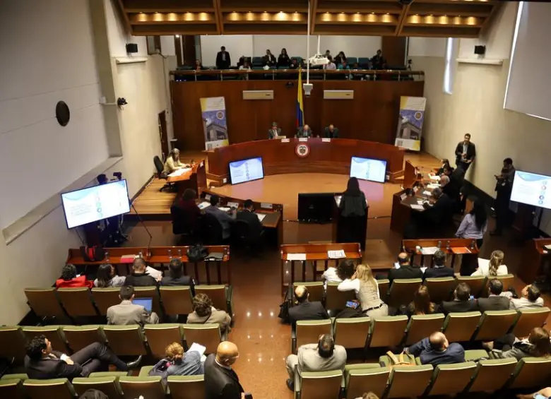 La Corte Constitucional en una sesión. FOTO: COLPRENSA.