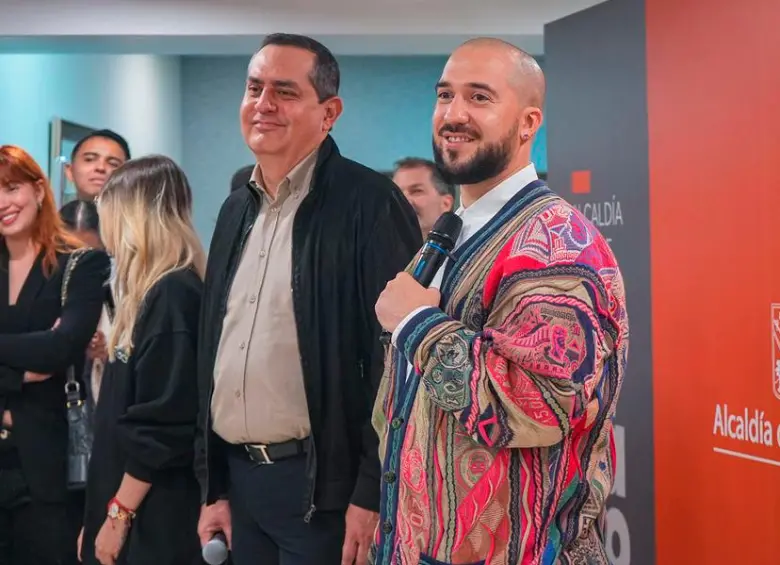 René David Cano, más conocido como Bull Nene ha trabajado con artistas como J Balvin, Maluma, Manuel Turizo, Juanes, Mala Rodríguez entre otros. Foto Cortesía Alcaldía Envigado. 