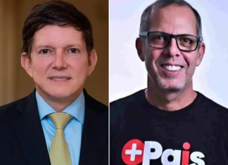 Wilson Ruiz Orejuela radicó denuncia penal contra Alfredo Saade por promover la reelección de Gustavo Petro. FOTOS: Colprensa - Ministerio de Justicia