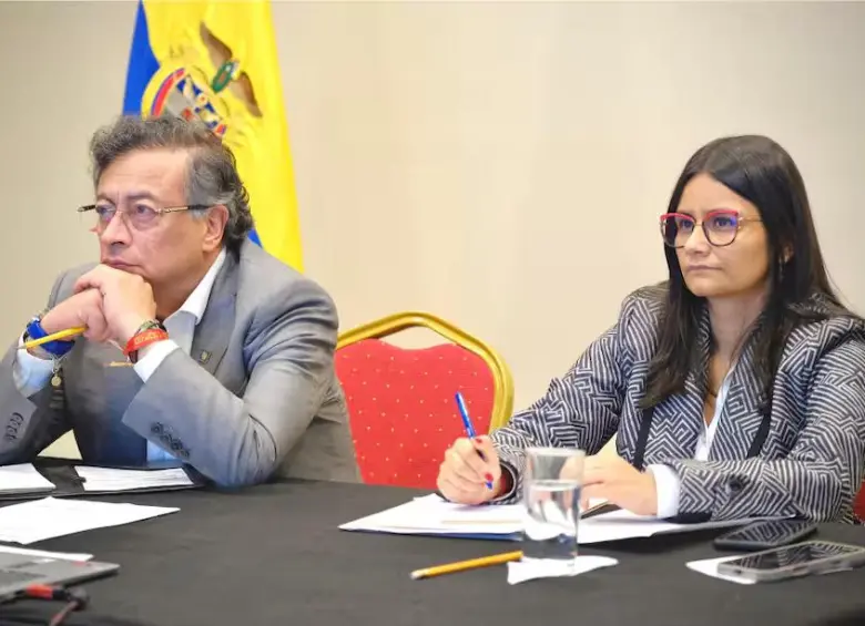 Uno de los defensores de Angie frente a Petro es Benedetti, pero según fuentes ambos están alejados del mandatario. Foto: Presidencia