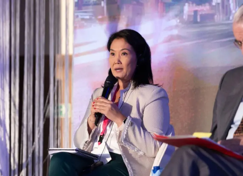 Keiko Fujimori, hija del expresidente Alberto Fujimori, es favorita en las elecciones presidenciales de Perú. FOTO: Tomada de su X @keikofujimori