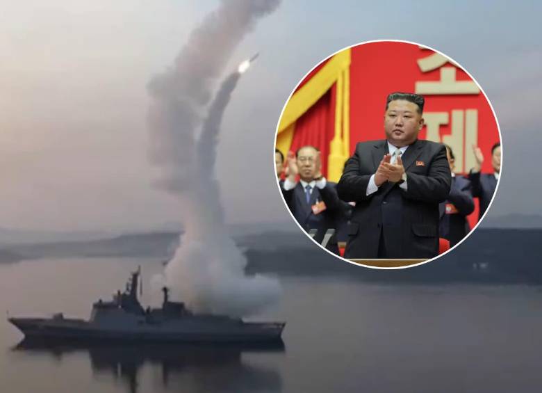 Corea del Norte lanzó este sábado alrededor de 10 misiles balísticos no identificados. FOTOS: Captura de video - XINHUA