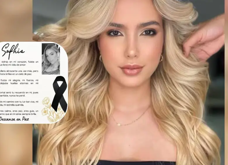 Sophia Durán murió en un trágico accidente de tránsito el 7 de septiembre de 2025. FOTOS: Tomadas de redes sociales 