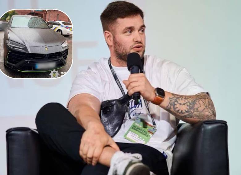 Le quitaron la vida al influencer ucraniano Konstantin ‘Kudo’ Ganich en su Lamborghini. FOTO: Tomada de Instagram @Konstantin_Kudo
