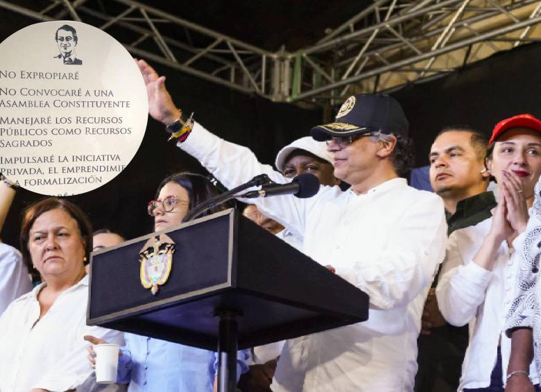El mandatario aseguró que, en caso de que la Corte Constitucional tumbe el ‘decretazo’, buscará recoger ocho millones de firmas para volver a presentar la consulta popular. FOTO: Presidencia