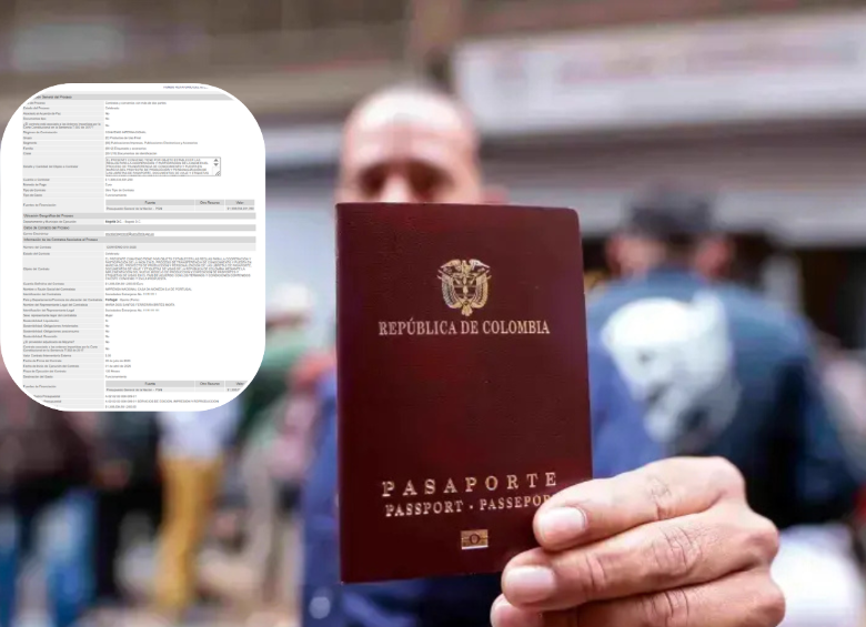 Sobre los pasaportes, la ejecución del convenio entre el Gobierno y la Casa de la Moneda de Portugal (INCM) iniciará en abril de 2026. FOTO: Colprensa 
