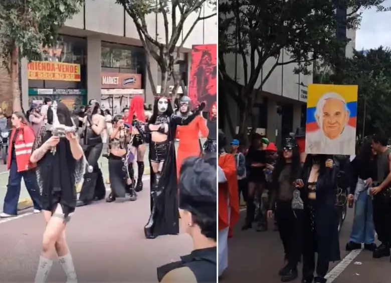 Video | Indignación por grupo de “satánicos” que irrumpieron en la misa de la iglesia de San Francisco en Bogotá 