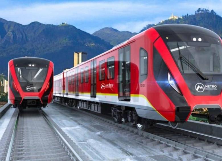 El primer tren del Metro de Bogotá estará en la capital en el mes de septiembre. Foto: Alcaldía de Bogotá