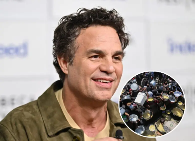Mark Ruffalo denunció en redes sociales la “hambruna fabricada” en Gaza y acusó a Israel de cometer un crimen contra la humanidad. FOTOS: AFP y Xinhua 