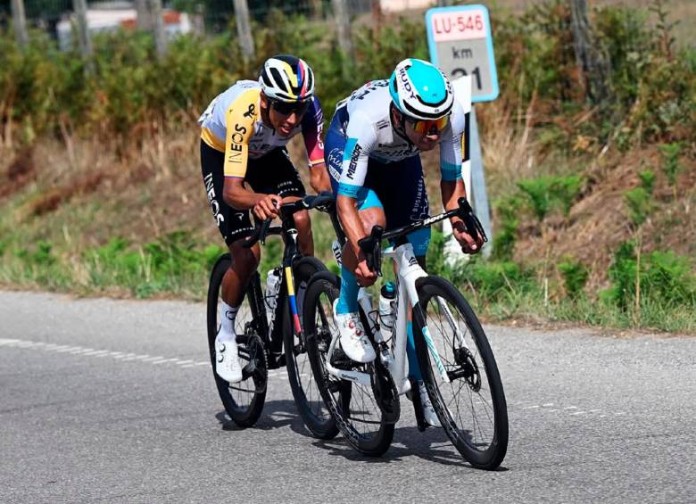 Santiago Buitrago y Egan Bernal, entre los colombianos protagonistas en la edición 80 de la Vuelta a España. FOTO GETTY