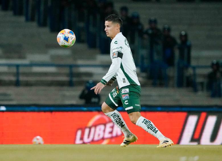 En 17 partidos con León, James convirtió 2 goles y realizó seis asistencias. FOTO X-LEÓN