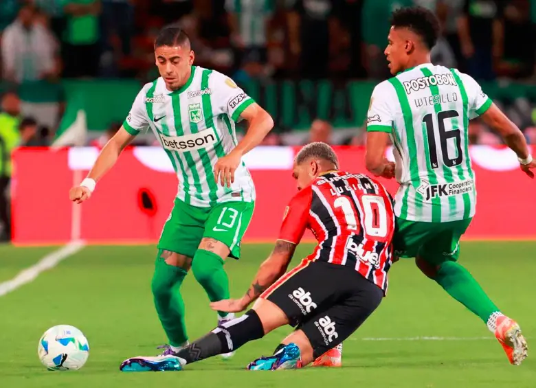 Nacional recibe a Sao Paulo en el Atanasio. FOTO MANUEL SALDARRIAGA