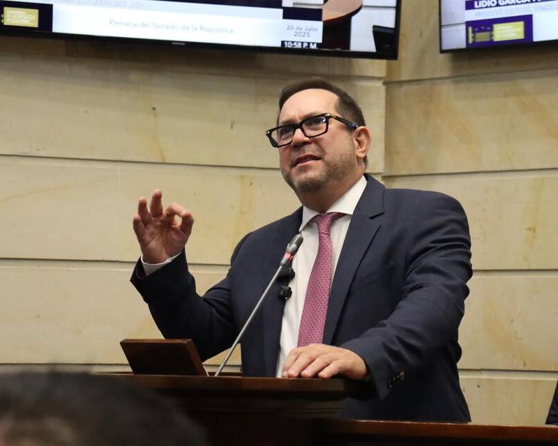 García es el actual presidente del Senado. Ha sido incondicional al expresidente César Gaviria. FOTO: COLPRENSA