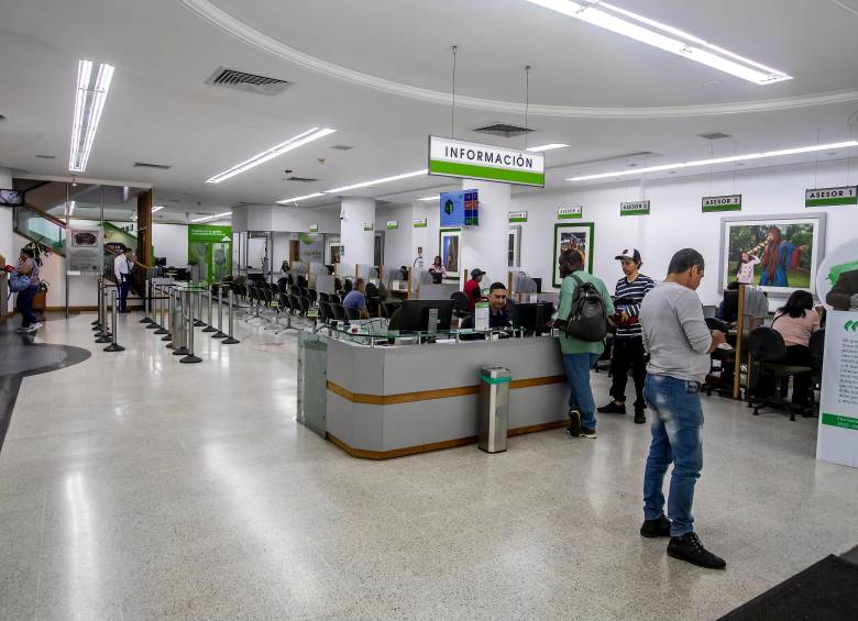 En mayo, los servicios financieros crecieron 10%, según el Indicador de Seguimiento a la Economía del Dane. FOTO EL COLOMBIANO
