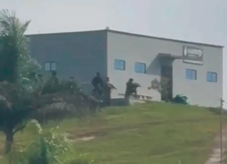 Los militares que se encontraban en el batallón del Ejército de Anorí, Nordeste antioqueño, fueron víctimas de una emboscada por parte del frente 36 de las disidencias de las Farc. FOTO: CORTESÍA