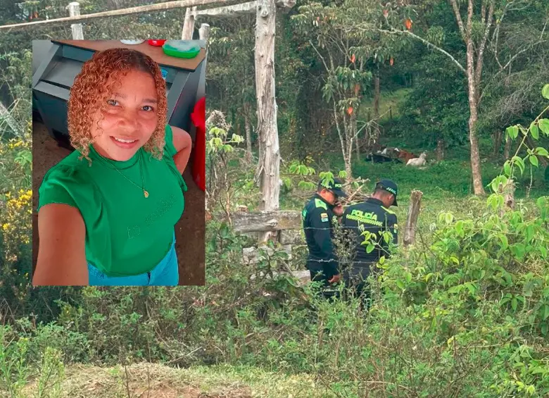 A Milanis Esther Almendrales Medina, de 45 años, la encontraron muerta en un matorral de la vereda Chaparral, de Guarne. FOTOS: CORTESÍA MI ORIENTE