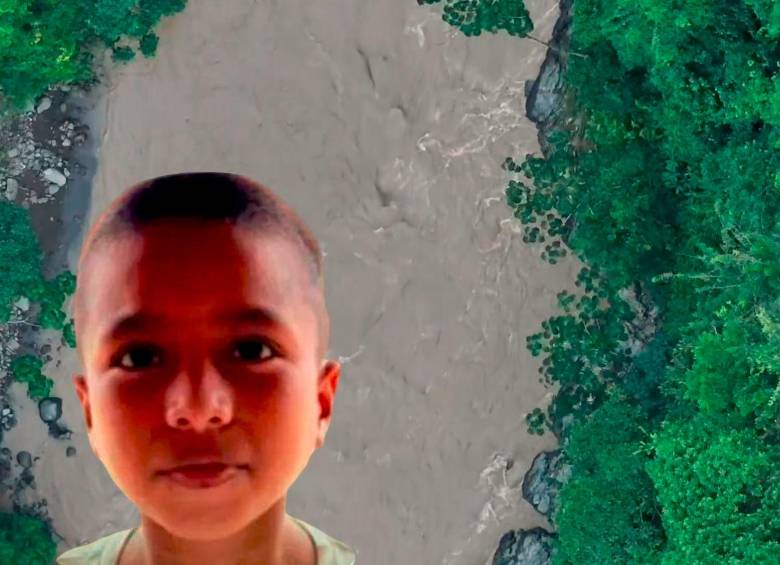 A Uriel García Jumi (detalle), de 9 años, lo encontraron muerto en la mañana de este jueves en las aguas del río Sucio, en Dabeiba. FOTOS: CORTESÍA DAGRD