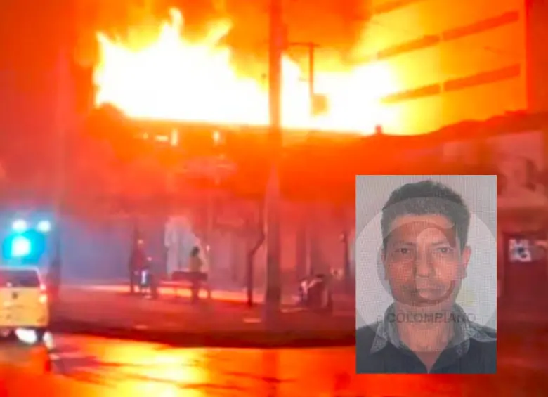 A Francisco Javier López Atehortúa, de 65 años, lo asesinaron dentro de la maderera en el centro de Medellín el pasado 5 de marzo y el incendio, según las autoridades, se provocó para tapar el crimen. FOTOS: CORTESÍA