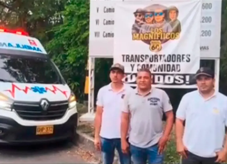 Los integrantes del movimiento Los Magníficos de la Ruta 60, que llevaban dos semanas impidiendo el cobro de dos peajes de la autopista Medellín-Bogotá, levantaron su manifestación y ya se permite de nuevo el cobro en estos puntos. FOTO: CORTESÍA