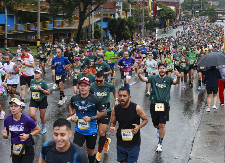 Imagen de referencia de una carrera atlética en Antioquia. Foto: Manuel Saldarriaga Quintero