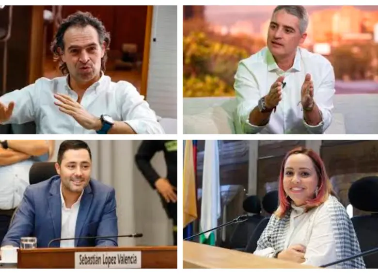 El alcalde Federico Gutiérrez, así como el Gobernador y los presidentes de Concejo y Asamblea manifestaron su alegría. FOTOS: ARCHIVO Y CORTESÍA