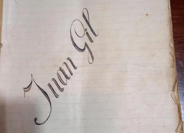 Este es el manuscrito que se encuentra en la Biblioteca Nacional. FOTO: Cortesía