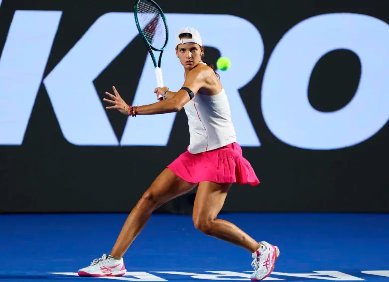 Emiliana Arango es la número 53 del mundo, la mejor colombiana y la quinta tenista nacional en alcanzar el ranquin WTA. FOTO GETTY 