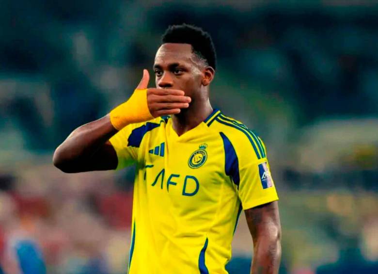 El delantero colombiano Jhon Jáder Durán no seguiría en el Al Nassr de la Liga de Arabia. FOTO TOMADA X @AlNassrFC_EN