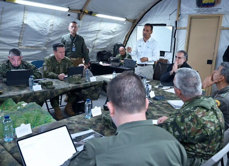 Consejo de Seguridad en Cauca. Foto: X Fuerzas Militares de Colombia @FuerzasMilCol