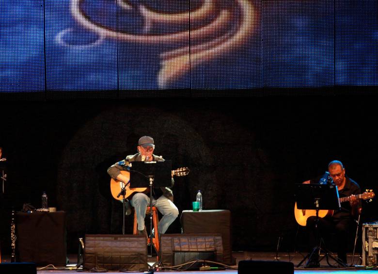 Hace 15 años que Silvio Rodríguez no venía a Medellín. FOTO Archivo