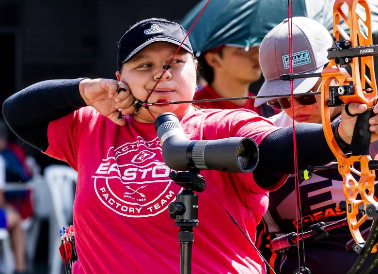 Alejandra Usquiano es en la actualidad la mejor arquera de Colombia en el ranking mundial. FOTO Jaime Pérez