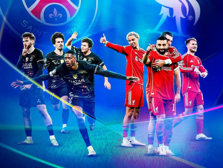 PSG ante Liverpool, uno de los duelos del los cuartos de final de la Champions. FOTO @ChampionsLeague