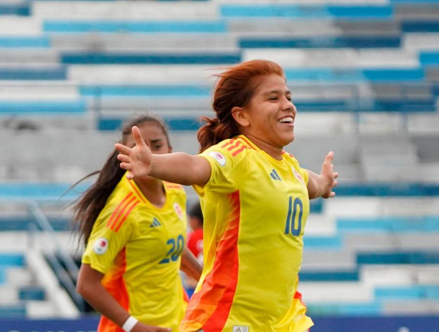 Gabriela Rodríguez, goleadora de Colombia. <span class="mln_uppercase_mln">FOTO</span> <b><span class="mln_uppercase_mln">cortesía fcf</span></b>