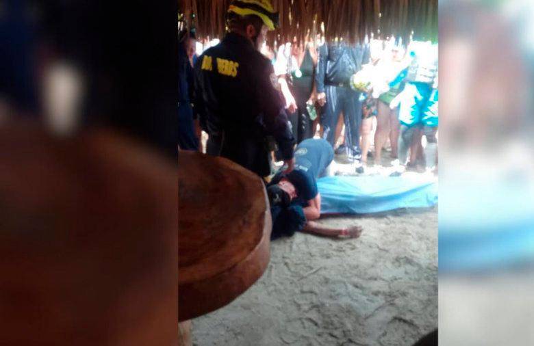 El cadáver del joven de 24 años fue hallado casi un día después de ocurrida la emergencia. FOTO: CORTESÍA ALCALDÍA COVEÑAS