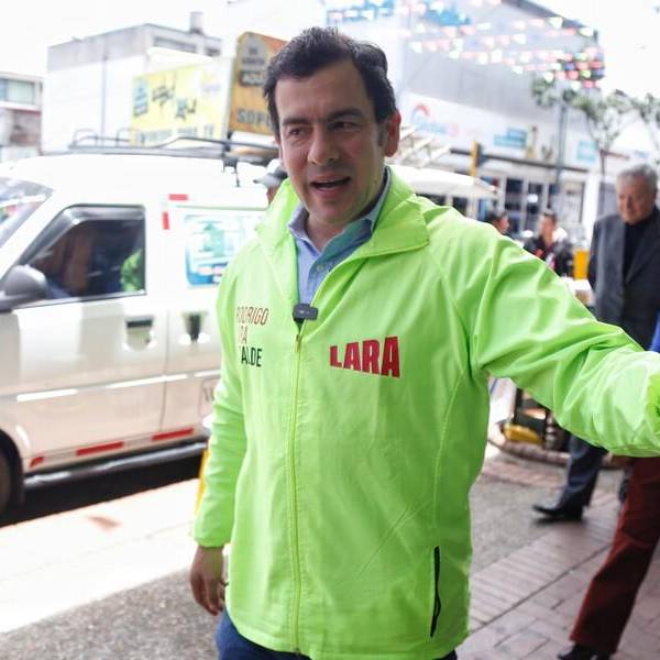 Rodrigo Lara Restrepo, hijo del exministro de Justicia, Rodrigo Lara Bonilla. FOTO: COLPRENSA Rodrigo Lara Restrepo, hijo del exministro de Justicia, Rodrigo Lara Bonilla. FOTO: COLPRENSA