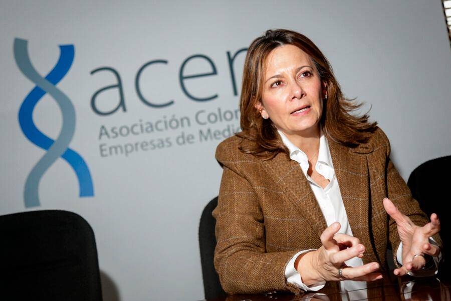 Ana María Vesga, presidente de Acemi, gremio de las EPS del régimen contributivo. FOTO COLPRENSA