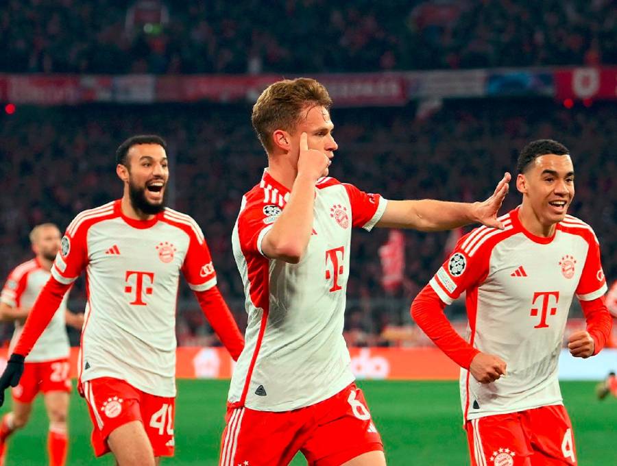 Joshua Kimmich convirtió su primer gol de la temporada en Champions League y le dio una gran alegría al cuadro alemán.