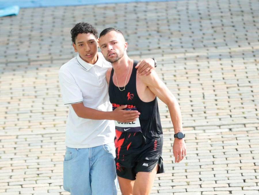 David Gómez es un atleta de la Ceja, Antioquia que lleva corriendo 13 años a nivel nacional e internacional. Foto: Camilo Suárez.