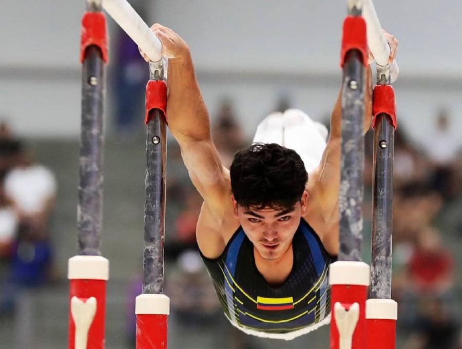 Jorman Álvarez, otra promesa de la gimnasia artística en Colombia. FOTO INSTAGRAM ÁLVAREZ