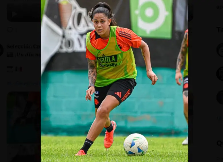 La volante Marcela Restrepo es una de las cartas de experiencia que tiene Colombia para afrontar la Copa América femenina en Ecuador. FOTO CORTESÍA FCF